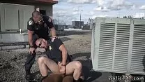 Hot naked cop gay Apprehended Suspect gets to