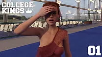 College Kings 2 #01 - Ape Route - Getting Off The Plane With Busty Red Head With Glasses