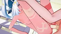 Genshin Impact Hentai - Mualani fucks on the beach - 3d anime cartoon blowjob porn sex