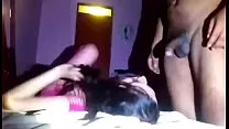 SUCKING BOTTOM BBC, HIS BLACK COCK IS LONG AND FILL MY MOUTH WITH THAT DARK MEAT PART 2