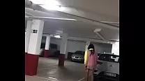 Crossdresser caught in garage during masturbation