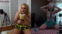 Challenge: Betty B vs SlaveBC - Drinking 1 liter puke