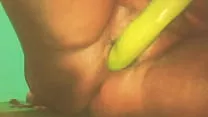 Asian village Girl Fucking with Brinjal