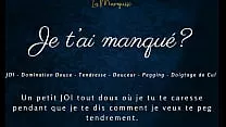 Je t'ai manqué? - French audio porn JOI pegging