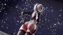 2B Ordeña Las Bolas A Jóvenes Machos | Nier: Automata