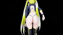 Hatsune Miku Undressing Dancing Icy Song Hentai Vocaloid MMD 3D Blonde Hair (CLIP)