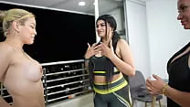 Workout routine ends in wild and horny lesbian sex - MIA MONTIELTH