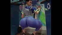 Chun Li ass dance