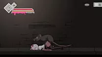 Hentai game cute girl being fucked by a lot of enemies