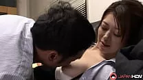 Japanese office lady Maki Hojo had sex with lover uncensored.