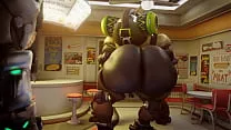 Big 3d overwatch orisa compilation