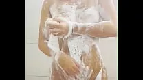 beautiful 20 year old soaping up her gorgeous body