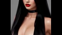 Beautiful Ai generated Goth babe