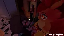 Vrchat luna gets gang fucked