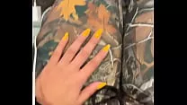 The nails match too