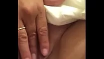 Touching her wet cunt