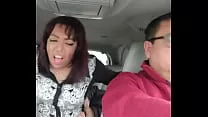 Being fucked by a stranger in the backseat of our car while the love of my life drives...