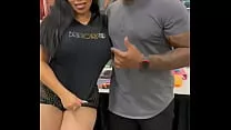 Exxxotica 2021 Edison NJDaisyGomezModel with akaMrMarcus in her BGM T-shirt