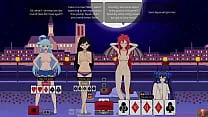 Strip Poker with Aqua, Mari & Noire Gets Out of Hand—Ends in a Heated Show