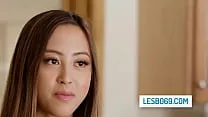 Asian teen masturbating together with her milf neighbor - Lauren Phillips, Alexia Anders