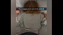 Cheating College Girlfriend Fucked On Snapchat to Pay Debt - Cucked And Cummed On