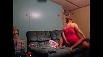 I caught my big ass step mom getting fucked by two black dicks behind the house