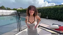 Sexy Nerdy Latina Kira Perez Gets Fucked in JMac's Backyard