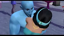 Princess Jasmine banged by Genie