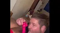 Licking and dildo