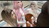 Friends Watch Their Friend Suck - Sims 4