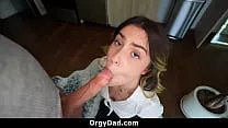 My Horny Stepdaughter Takes My Dick in The Backdoor Like a Whore - Orgydad