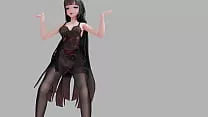 Honkai Impact Raiden Mei Strip Dance Show Hentai R18 MMD 3D Soft Dark Green Hair (CLIP)